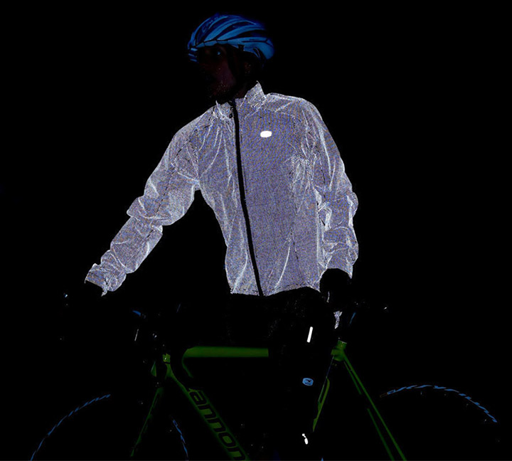 Reflective clothing gives you a pleasant and safe cycling